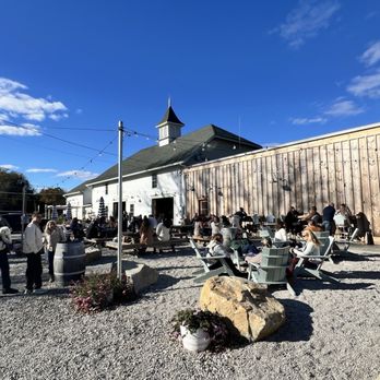 Gooseneck Vineyards - Enjoying the weather - Wineries Near Me - North Kingstown, Rhode Island