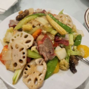 China House - a plate of food on a table - Chinese Near Me - Westerville, Ohio