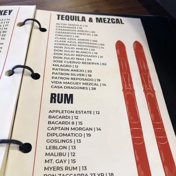 Ascent Lounge - Menu - Cocktail Bars Near Me - Teton Viilage, Wyoming