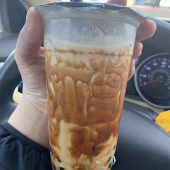 Krak Boba - monster bobo latte sub milk tea - Bubble Tea Near Me - Corona, California