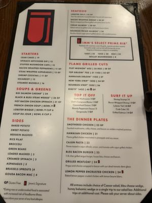 Menu photo 6 Jimm's Steakhouse & Pub Springfield, MO