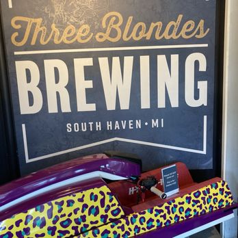 Three Blondes Brewing - Signage - Breweries Near Me - South Haven, Michigan Three Blondes Brewing - Signage - Breweries Near Me - South Haven, Michigan