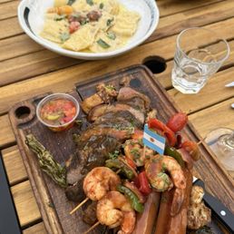 Surf & Turf and lemon ricotta Ravioli