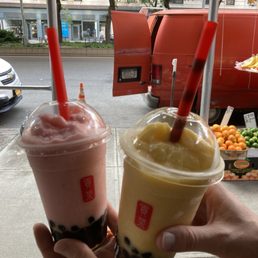 Mango Milk Slush Strawberry Milk Slush Mango Milk Slush Strawberry Milk Slush