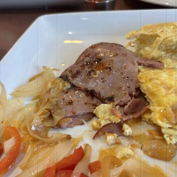105 Cafe - Ham cheese "light onions & bell peppers " - American Near Me - Conroe, Texas
