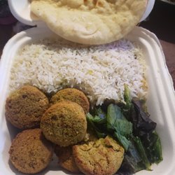 Falafel with rotten lettuce