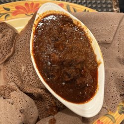Mesob Ethiopian Restaurant - BEEF KEY WOT /ZIGNIWOT/ SAMPLE