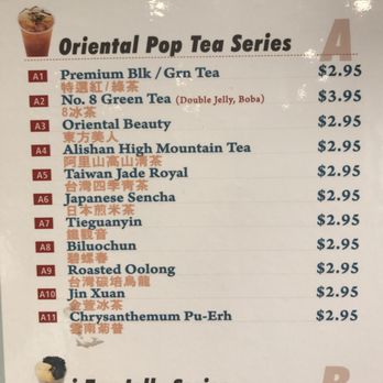 i-Tea - Menu as of 07/14/17 - Ramen Near Me - Sacramento, California