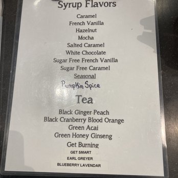Cafe X - Flavors - Coffee & Tea Near Me - Ankeny, Iowa