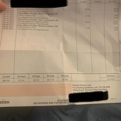 PREMIER PRIMARY CARE - My bill.
