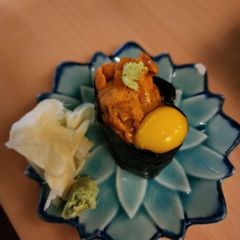 Wa Sushi - Uni n quail egg - Japanese Near Me - Casselberry, Florida Wa Sushi - Uni n quail egg - Japanese Near Me - Casselberry, Florida