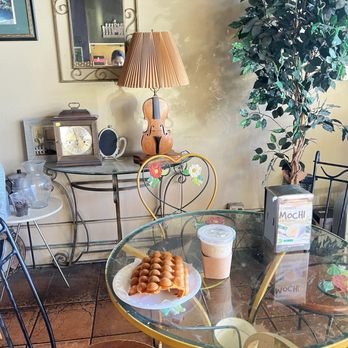 Fresh Roast - Special egg  waffle and Coconut  Matcha  Latte - Coffee & Tea Near Me - San Gabriel, California
