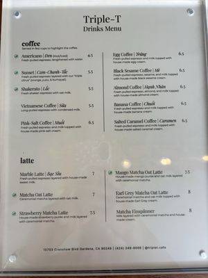 Menu photo 2 Triple-T Gardena, CA