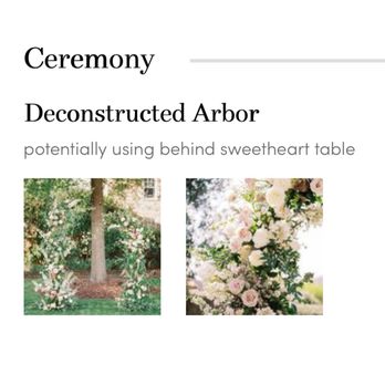 Hathaway Floral Design - Deconstructed Arbor (from Florist Contract) - Floral Designers Near Me Hathaway Floral Design - Deconstructed Arbor (from Florist Contract) - Floral Designers Near Me