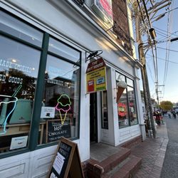 The Nut House - Outside the shop.
