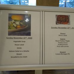 The Westwood - Menu for residents