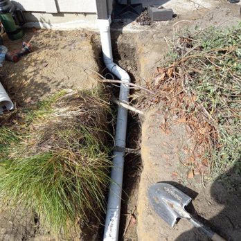 Professional Drainage Experts - I actually swiped this shot off their website. If I only had one thing done, it would be this: outflow pipes tied into my downspouts. - Irrigation Near Me - Garden Grove, California Professional Drainage Experts - I actually swiped this shot off their website. If I only had one thing done, it would be this: outflow pipes tied into my downspouts. - Irrigation Near Me - Garden Grove, California