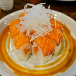 Sushi Inc - Salmon Zest roll at Sushi Inc