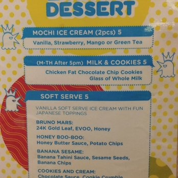 Bantam King - Dessert menu! Soft serve is good here! - Ramen Near Me - Washington, DC, District of Columbia Bantam King - Dessert menu! Soft serve is good here! - Ramen Near Me - Washington, DC, District of Columbia