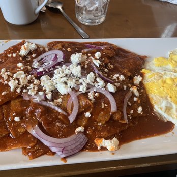 Sunview Restaurant - Chilaquiles with eggs (great Mexican breakfast) - New American Near Me - Beaver Dam, Wisconsin
