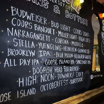 The Keyhole - a menu on a blackboard - Dive Bars Near Me - Jersey City, New Jersey The Keyhole - a menu on a blackboard - Dive Bars Near Me - Jersey City, New Jersey