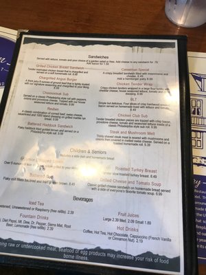 Menu photo 5 The Casselman Restaurant Grantsville, MD