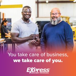 Express Employment Professionals - Since 1983 - Express has been taking care of businesses and our associates. Respecting People. Impacting Business.