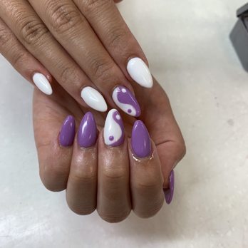 Nails West Bar - Ying yang gel acrylic nails - Nail Salons Near Me - Boca Raton, Florida Nails West Bar - Ying yang gel acrylic nails - Nail Salons Near Me - Boca Raton, Florida