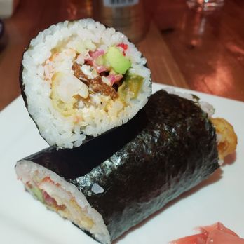 Fighting Fish - Shrimp Tempura "Fighting Fish Sushi Burrito" (Spicy) - Sushi Bars Near Me - Richmond, Virginia Fighting Fish - Shrimp Tempura "Fighting Fish Sushi Burrito" (Spicy) - Sushi Bars Near Me - Richmond, Virginia