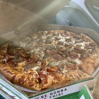 Marco's Pizza - Half Sausage - half sausage/pepperoni - Pizza Near Me - Rocklin, California Marco's Pizza - Half Sausage - half sausage/pepperoni - Pizza Near Me - Rocklin, California