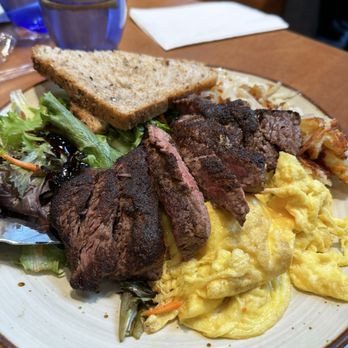 Carnegie Diner & Cafe - Hanger steak and eggs! The best steak!!! - Diners Near Me - New York, New York Carnegie Diner & Cafe - Hanger steak and eggs! The best steak!!! - Diners Near Me - New York, New York