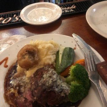 Duck City Bistro - Blurry......delicious and perfectly cooked filet - Bars Near Me - Davenport, Iowa