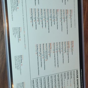 Eureka! - Whiskey selection - American Near Me - Aliso Viejo, California