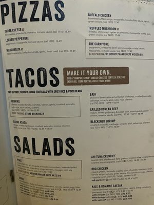 Menu photo 6 Yard House Coral Gables, FL