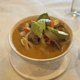 Simmered Beef Massaman Curry w/Avocado Simmered Beef Massaman Curry w/Avocado