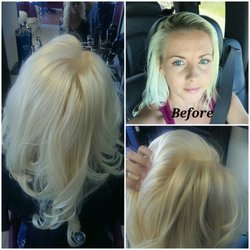 RC Studio Salon - Global blonde by René with Highlift color and not bleach!