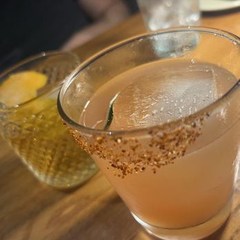1900 Mexican Grill - Watermelon Margarita and another delicious cocktail - Cocktail Bars Near Me - Charlotte, North Carolina