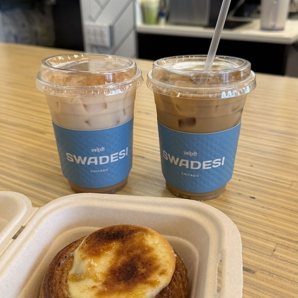 Chai, Gulab Jamun Croissant, Salted Jaggery Caramel Latte Chai, Gulab Jamun Croissant, Salted Jaggery Caramel Latte