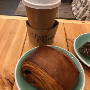 Urban Backyard - Lychee black tea and pain chocolate - Coffee & Tea Near Me - New York, New York Urban Backyard - Lychee black tea and pain chocolate - Coffee & Tea Near Me - New York, New York