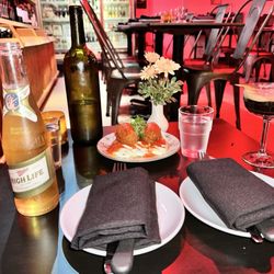 Forno - Meat balls and drinks. Cheers!