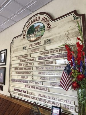 Menu photo 5 The Dillard House Restaurant Dillard, GA