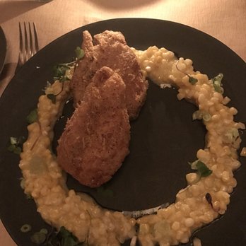 Perry St - Fried chicken with creamed corn - New American Near Me - New York, New York Perry St - Fried chicken with creamed corn - New American Near Me - New York, New York