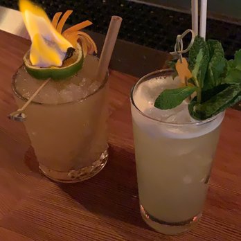 Navy Strength - Jet pilot and mint sour - Tiki Bars Near Me - Seattle, Washington