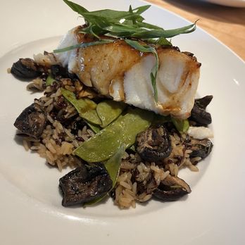 Seasons 52 - Brick Oven-Roasted Chilean Sea Bass - New American Near Me - Sacramento, California Seasons 52 - Brick Oven-Roasted Chilean Sea Bass - New American Near Me - Sacramento, California