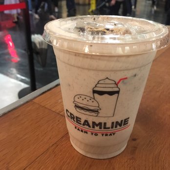 Creamline - Two cookies & cream shake - recommended! - Burgers Near Me - New York, New York Creamline - Two cookies & cream shake - recommended! - Burgers Near Me - New York, New York