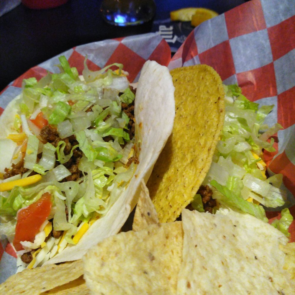 Kelly's Corner - Two dollar tacos were awesome!...these were stuffed full!!! - Sports Bars Near Me - Lester, Pennsylvania