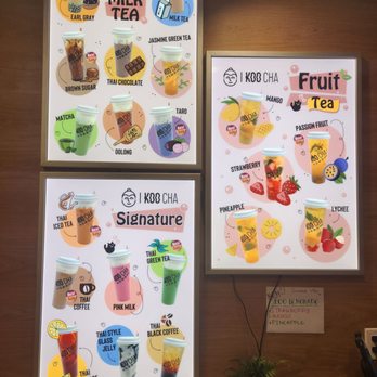 Koo Thai - Cute menu for Bubble tea - Bubble Tea Near Me - New York, New York Koo Thai - Cute menu for Bubble tea - Bubble Tea Near Me - New York, New York