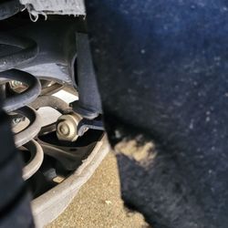 Complete Auto Body And Repair - A reused felt lining in the entire driver's wheel well