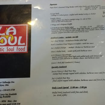 LA Soul - Soul Food Near Me - Akron, Ohio LA Soul - Soul Food Near Me - Akron, Ohio