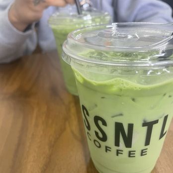 ESSNTL Coffee - 07/2025: earl grey matcha latte mixed up ($8) - Coffee & Tea Near Me - San Diego, California